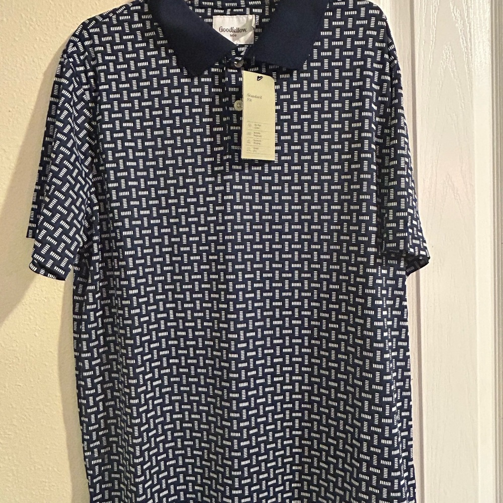 Goodfellow & Co Men's Navy Polo Shirt